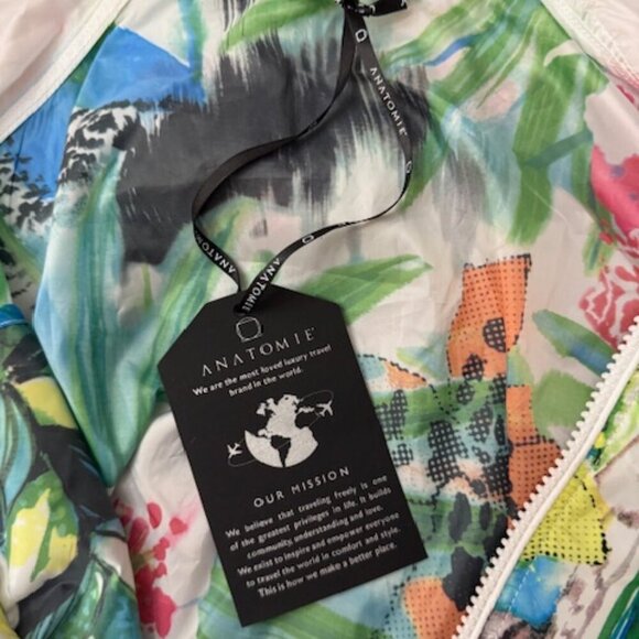 Anatomie August Botanical-Print Jacket w/ Hood Euphoric Floral Size XS - Picture 7 of 8